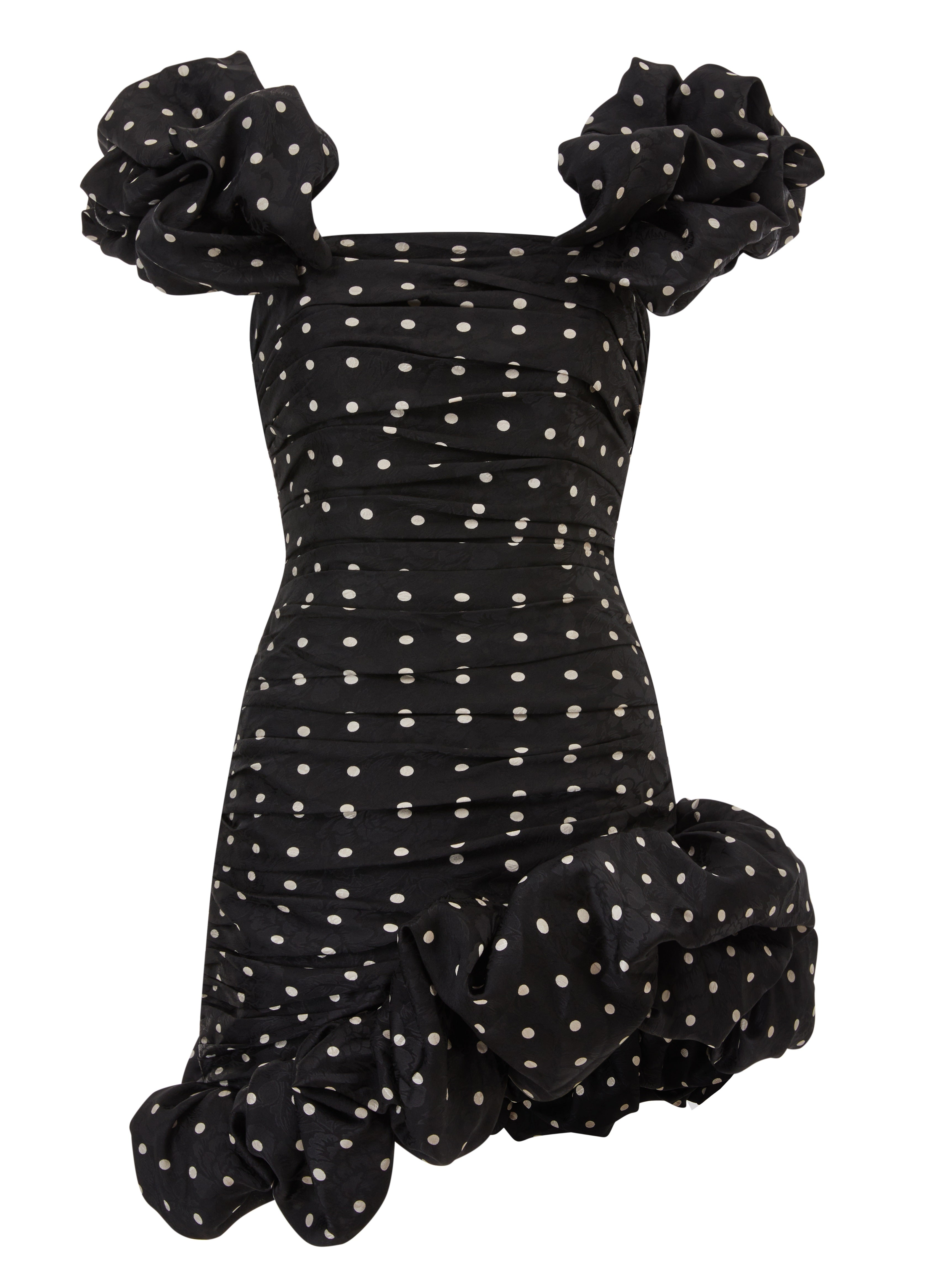 Polka dots bubble dress