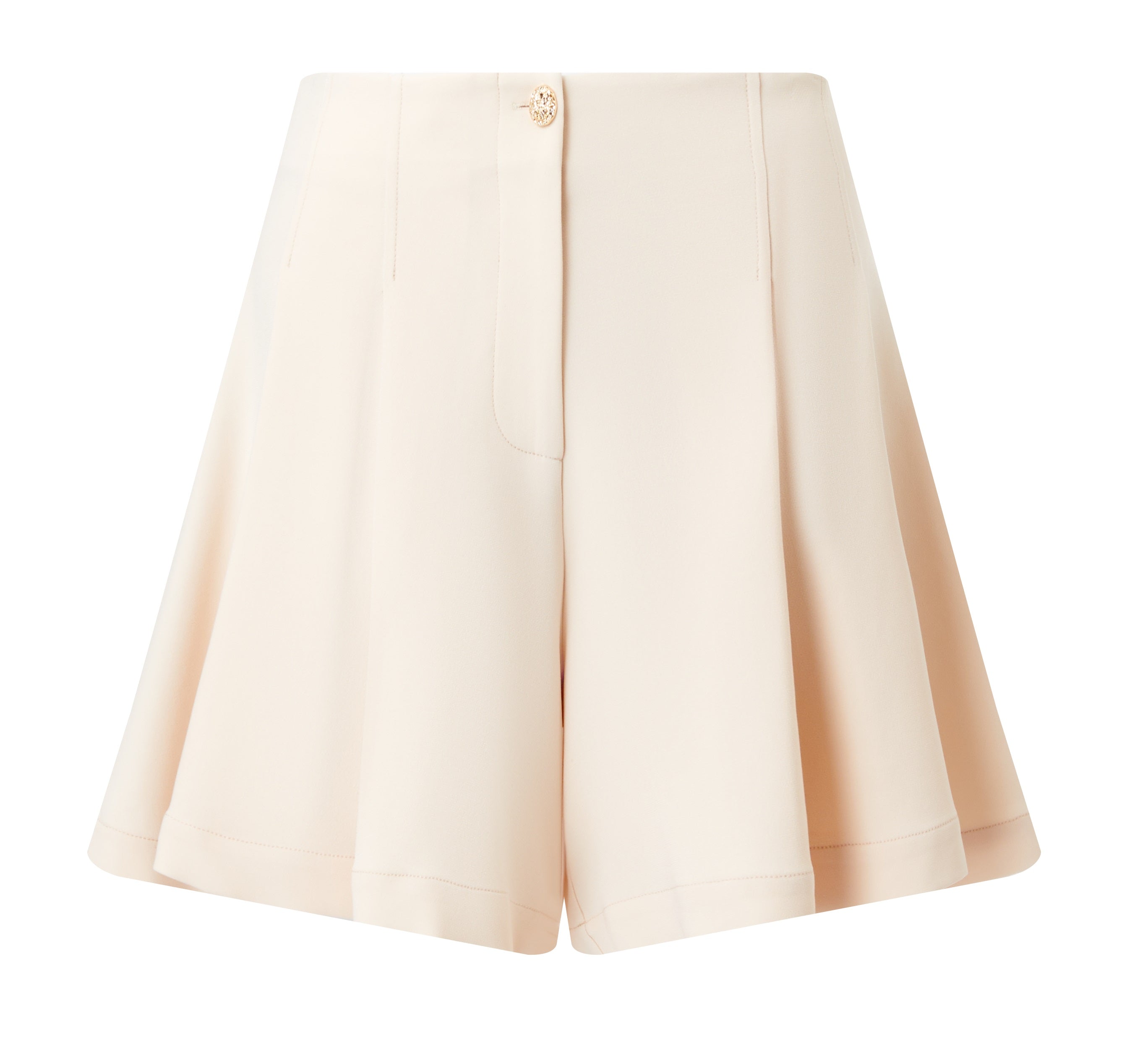 Crêpe caddy pleated short